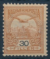 ** 1904 Turul 30f (5.000) (fekete Betapadás / Gum Disturbance) - Other & Unclassified