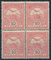 ** * 1908 Turul 10f Négyestömb, 3 Bélyeg Postatiszta - Sonstige & Ohne Zuordnung