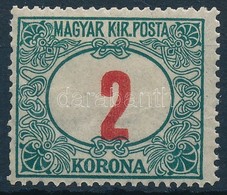 * 1915 Pirosszámú Zöldportó 2K A Keretbe Tolódott értékszámmal - Sonstige & Ohne Zuordnung