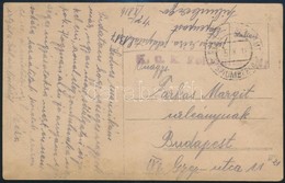 1918 Tábori Posta Képeslap / Field Postcard 'EP SPILIMBERGO B' - Sonstige & Ohne Zuordnung