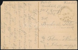 1914 Tábori Képeslap Hadihajó Postával 'S.M.S. ZRINYI' - Other & Unclassified