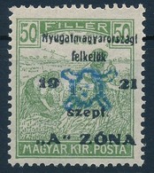 ** Nyugat-Magyarország II. 1921 Arató 50f Garancia Nélkül (18.000) - Andere & Zonder Classificatie