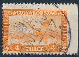 O 1927 Repülő 4f Bélyeg, A Jobb Oldalon Fogazatlan - Sonstige & Ohne Zuordnung