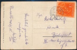 1938 Képeslap SÁTORALJAÚJHELY-NYÍREGYHÁZA 172 Mozgóposta Bélyegzéssel - Other & Unclassified