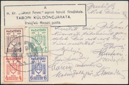 1939 Soproni Tábori Futárposta Küldemény, Képeslap Az Uraiújfalui Rákóczi-táborból 'NICK' Postaügynökségnél Feladva Várp - Sonstige & Ohne Zuordnung