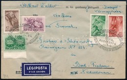 1940 Légi Levél Repülő Alap és Bethlen Bélyegekkel / Airmail Cover With 5 Stamps Franking - Autres & Non Classés