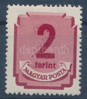 ** 1950 Forint Filléres Portó 2Ft Az értékszám Kettős Nyomatával és Gépszínátnyomatával - Autres & Non Classés