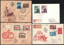 1951-1953 4 Db FDC - Autres & Non Classés