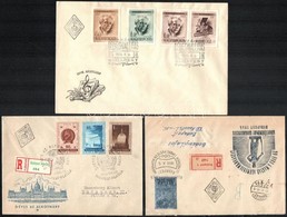 1955 3 Db FDC - Autres & Non Classés