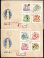 1956 Olimpia Sor 2  Db Ajánlott FDC-n - Andere & Zonder Classificatie