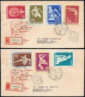 1958 Sport Sor 2  Db Ajánlott FDC-n - Autres & Non Classés