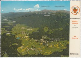 ZIRBENWEG Im Mittelgebirge Bei Innsbruck Igls, Lans Sistrans Rinn,  Luftbild, Flugaufnahme - Igls