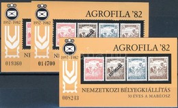 ** 1982 Agrofila Normál + Vastag Sorszámmal + Karton - Sonstige & Ohne Zuordnung