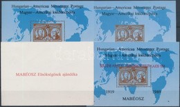 ** 1989-1994 Messenger Magyar-amerikai Küldöncposta Emlékív + Karton, Ajándék és Felülnyomott Változat (12.000) - Otros & Sin Clasificación