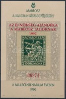 ** 1997/A15 Magyar Bélyeggyűjtésért A Millecentenárium évében Ajándék Emlékív - Other & Unclassified