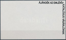 1998/19 Lajtabánság Emlékív A Felülnyomat Próbanyomata Karton Papíron + Tanúsítvány - Otros & Sin Clasificación