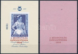 ** 2008 Népviselet Emlékív Felülnyomattal + A Felülnyomat Próbanyomata - Sonstige & Ohne Zuordnung