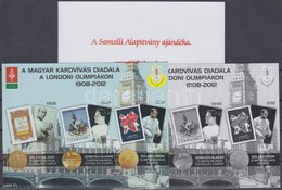 ** 2012 A Magyar Kardvívás Diadala A Londoni Olimpiákon 1908-2012 3 Darabos Emlékív Garnitúra (009) - Sonstige & Ohne Zuordnung