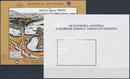 ** 2015 HUNFILA Tata II. Emlékív Pár 'AZ ELNÖKSÉG AJÁNDÉKA A MABÉOSZ KIEMELT TÁMOGATÓI RÉSZÉRE' - Autres & Non Classés