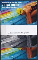 ** 2019 Budapest Rendezi A 2019-es 7. FINA Junior úszó VB-t 4 Db-os Emlékív Garnitúra Azonos 009 Sorszámmal - Sonstige & Ohne Zuordnung