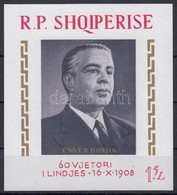 ** 1968 Enver Hodzsa Blokk Mi 34 - Sonstige & Ohne Zuordnung