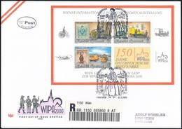 2000 Bélyegkiállítás Blokk Mi 14 FDC-n - Sonstige & Ohne Zuordnung