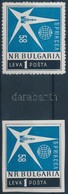 ** 1958 Brüsszeli Világkiállítás Fogazott és Vágott Bélyeg Mi 1087 A+B - Autres & Non Classés