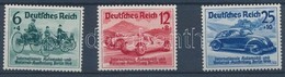 ** 1939 Autókiállítás Sor Mi 686-688 - Sonstige & Ohne Zuordnung