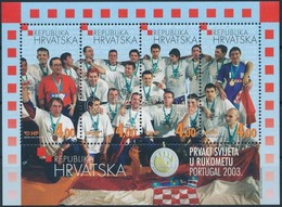 ** 2003 Kézilabda Csapat Blokk,
Handball Team Block
Mi 21 - Autres & Non Classés