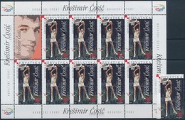 ** 2005 Kresimir Cósic Bélyeg + Kisív,
Kresimir Cósic Stamp + Mini Sheet
Mi 730 - Autres & Non Classés