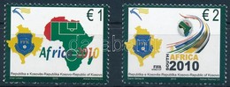 ** 2010 Labdarúgó Világkupa, Dél-Afrika Sor,
World Cup, South Africa Set
Mi 158-159 - Other & Unclassified