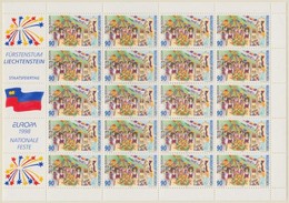 ** 1998 Europa CEPT Kisív Sor / Mi 165-1166 Minisheets - Otros & Sin Clasificación