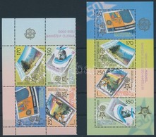 ** 2005 50 éves A CEPT ívsarki Négyestömb Mi 370-373 + Blokk Mi 13 - Autres & Non Classés