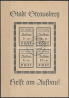 O Strausberg 1946 Mi Blokk 2 - Sonstige & Ohne Zuordnung