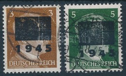 O Netschkau-Reichenbach  1945 Mi 2 IIb, 4 IIb - Sonstige & Ohne Zuordnung