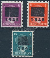 * Netschkau-Reichenbach  1945 Mi 5b IIc, 6 IIb, 10 IIb - Otros & Sin Clasificación