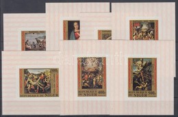 ** 1983 Raffaello Festmények 7 érték Blokkformában Mi 835-837, 839-842 - Andere & Zonder Classificatie