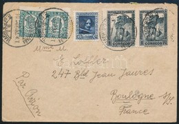 1938 Légi Levél Franciaországba, Cenzúrázva / Airmail Cover To France, Censored - Andere & Zonder Classificatie