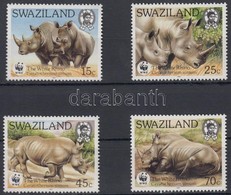 ** 1987 WWF: Szélesszájú Orrszarvú Sor Mi 528-531 + 4 CM - Other & Unclassified