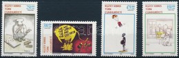 ** 2002 Karikatúra Sor Mi 552-555 + FDC-n - Andere & Zonder Classificatie