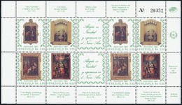 ** 1987 Karácsony, Festmények Kisív,
Christmas, Paintings Mini Sheet
Mi 2477-2480 - Sonstige & Ohne Zuordnung