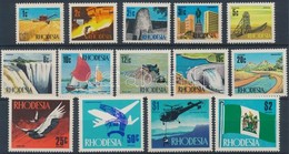 ** Rhodesia 1970 Forgalmi, Ipari Fejlődés Sor Mi 88-101 - Sonstige & Ohne Zuordnung
