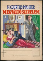 Földes Imre (1881-1948): Megváltó Szerelem, Könyvborító Terv. Akvarell, Papír, Jelzett, 21×15 Cm - Other & Unclassified