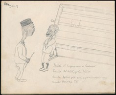 Jelzés Nélkül: Vázlat Füzet (1907-1908), Ceruza, összesen: 14 Db, 20×16 Cm - Sonstige & Ohne Zuordnung