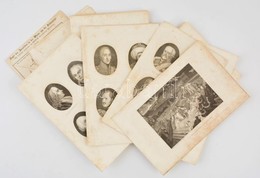 Cca 1830-1860 Vegyes, Nagyrészt Francia Forradalom és Napoleon Témájú Metszet Tétel, Közte Egy Judaikai Témájú Metszet I - Prints & Engravings