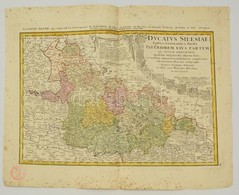1745 Alsó-Szilézia Térképe. Ducatus Silesiae Tabula Altera Superiorem Silesiam Exhibens Ex Mappa Hasiana ... Anno 1746.  - Stiche & Gravuren