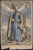 Cca 1685 'Avrengzebe, Roy Des Indes Orientales', Aurangzeb Mughal Uralkodó, Színezett Rézmetszet, François Jollain, Szél - Prints & Engravings