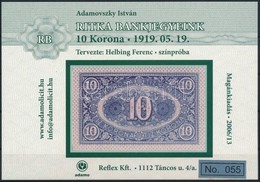 2006 Ritka Bankjegyeink 10 Korona Hátoldal Emlék Képeslap
No 055 - Zonder Classificatie