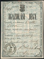 1861 Igazoló Jegy Szolgáló Részére - Zonder Classificatie