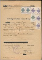 1946. Bp. (Mátyásföld), Hatósági Erkölcsi Bizonyítvány, Illetékbélyegekkel - Non Classés